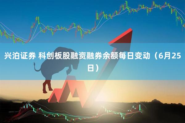 兴泊证券 科创板股融资融券余额每日变动（6月25日）
