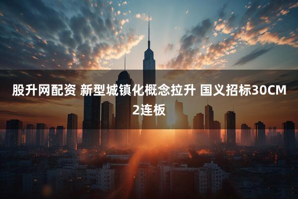 股升网配资 新型城镇化概念拉升 国义招标30CM2连板