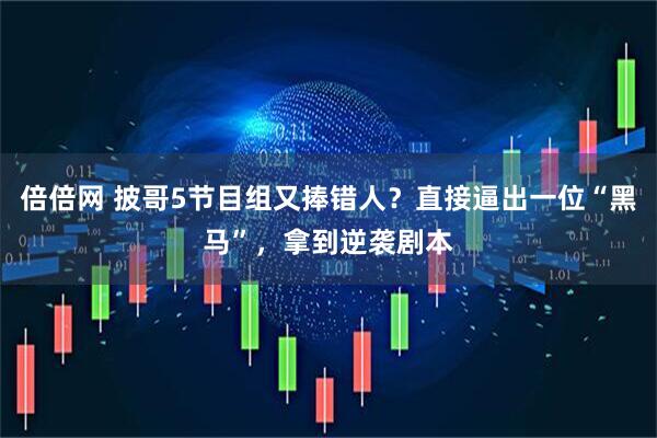 倍倍网 披哥5节目组又捧错人？直接逼出一位“黑马”，拿到逆袭剧本