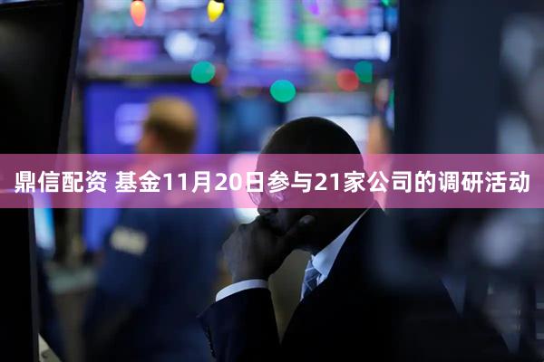 鼎信配资 基金11月20日参与21家公司的调研活动